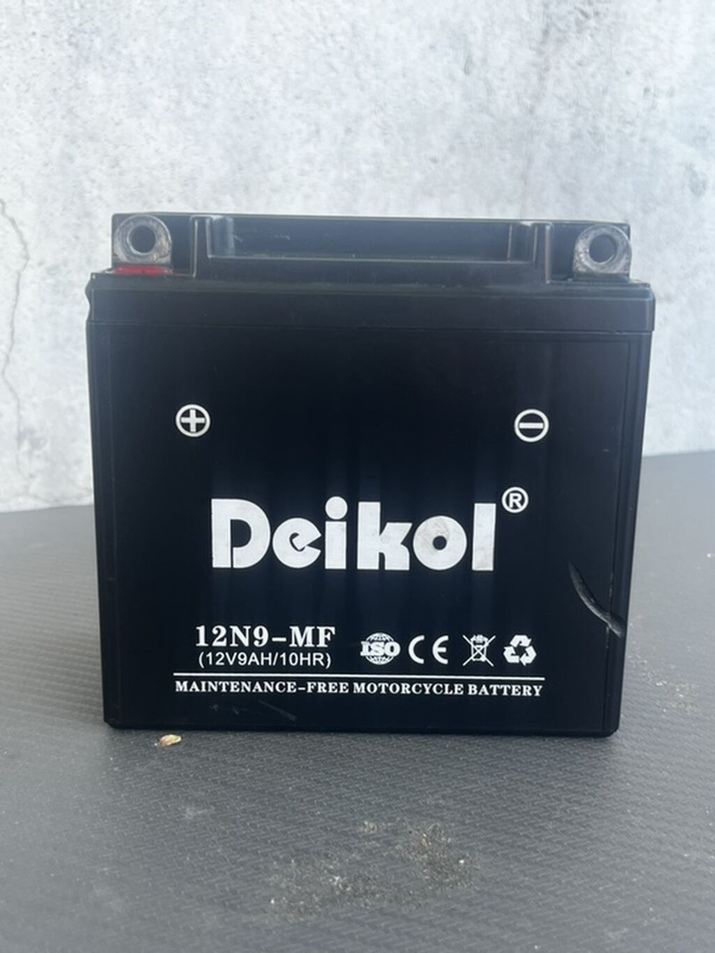 Deikol 12N9-MF motosiklet akkumulyatoru Yaxşı Vəziyyətdədir, saz — Akkumulyatorlar, Bakı
