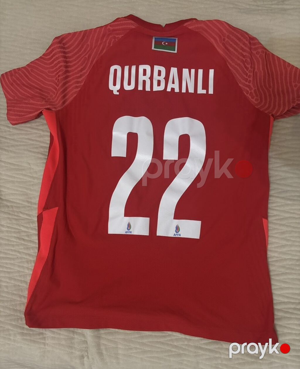 Affa milli komandasının rəsmi futbol forması - Rəng: qırmızı — İdman və istirahət, Bakı (2)