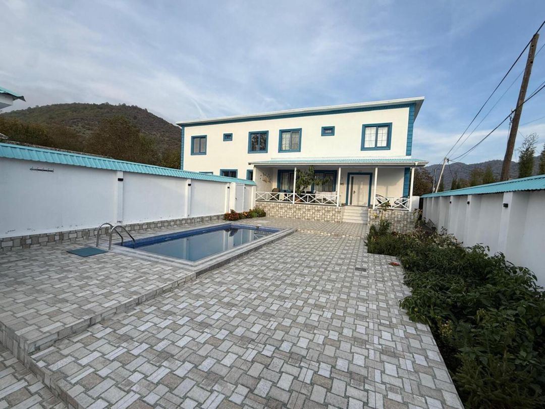 İcarəyə verilir 4 otaqlı həyət evi/bağ evi 120 m² — Ev, villa, Qəbələ (5)