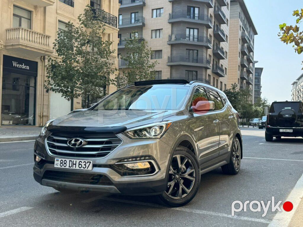 Hyundai Santa Fe, 2.0 L, 2018 il, 195 900 km — Avtomobillər, Bakı (5)