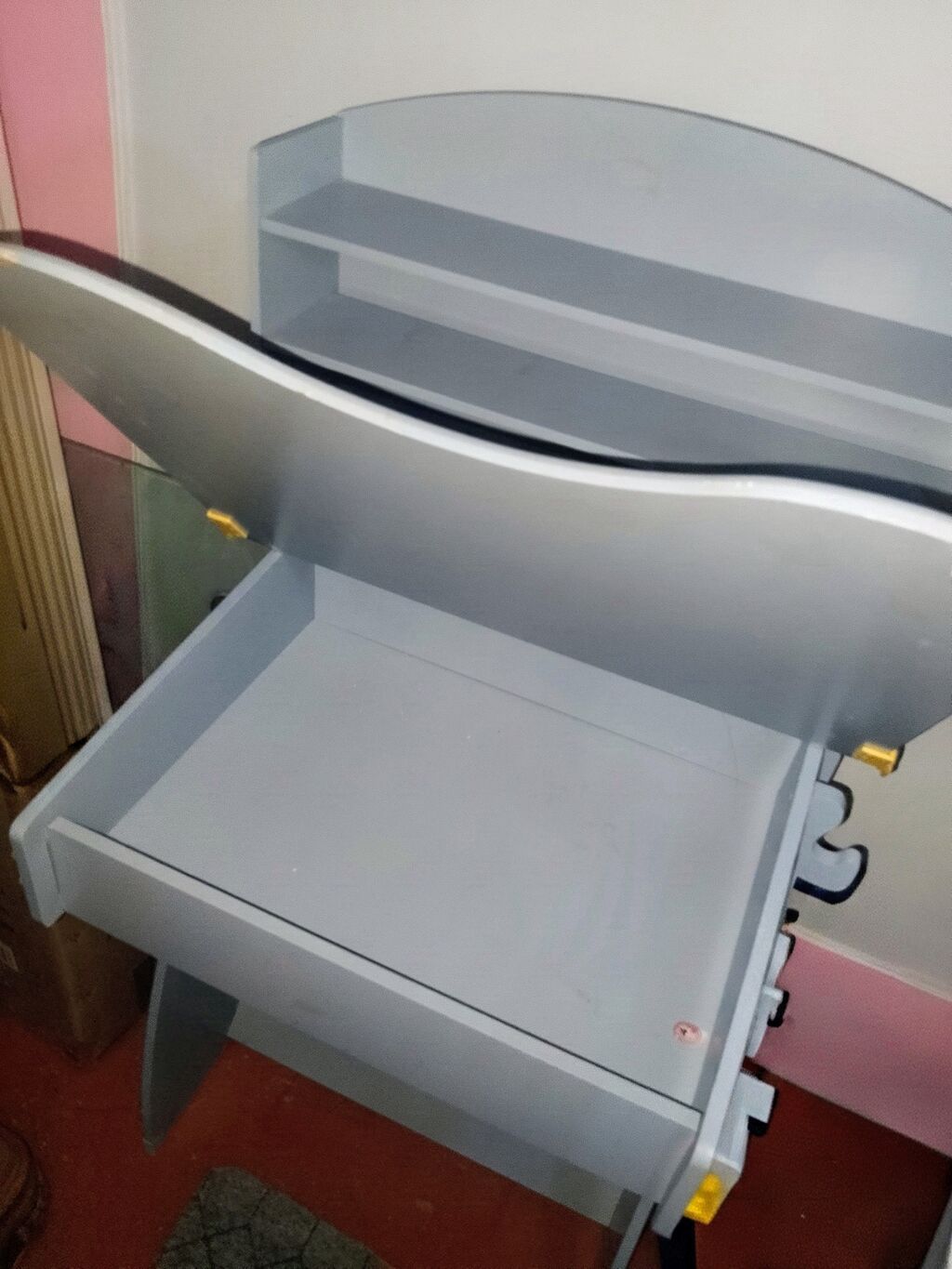 Oğlan və qız üçün, İşlənmiş, Siyirməli, Yazı masası, Stullar ilə — Mebel, Bakı (5)