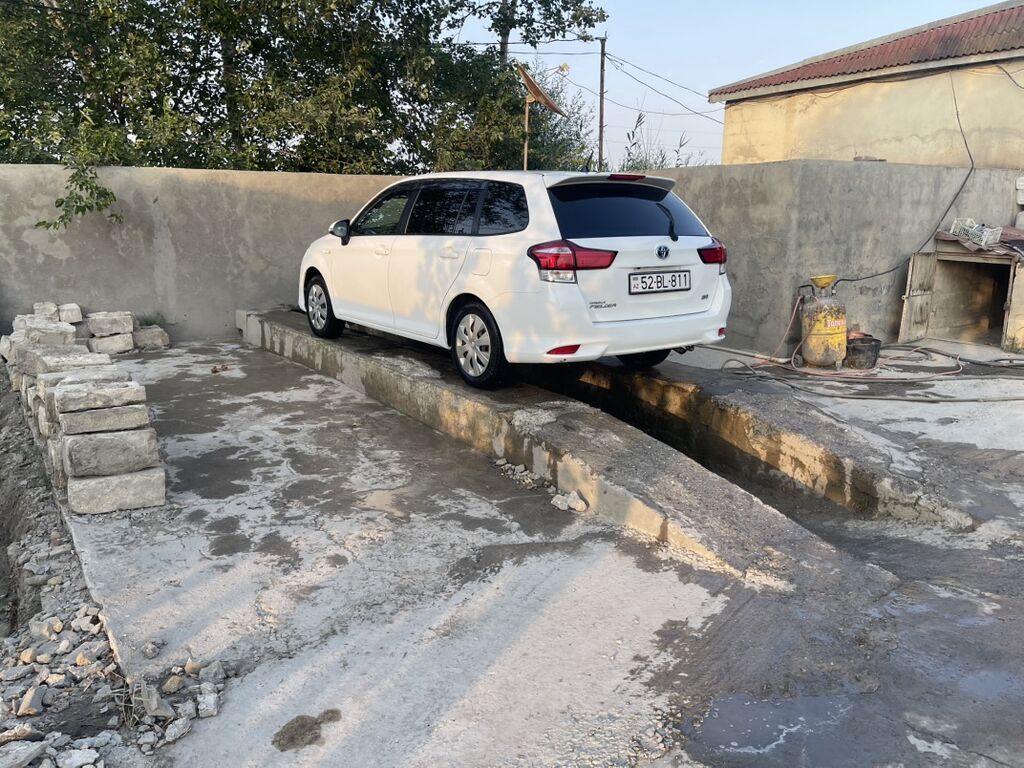 (Toyota) Corolla Fielder Hybrid – ağ rəngli universal kuzov — Avto, Şirvan (5)