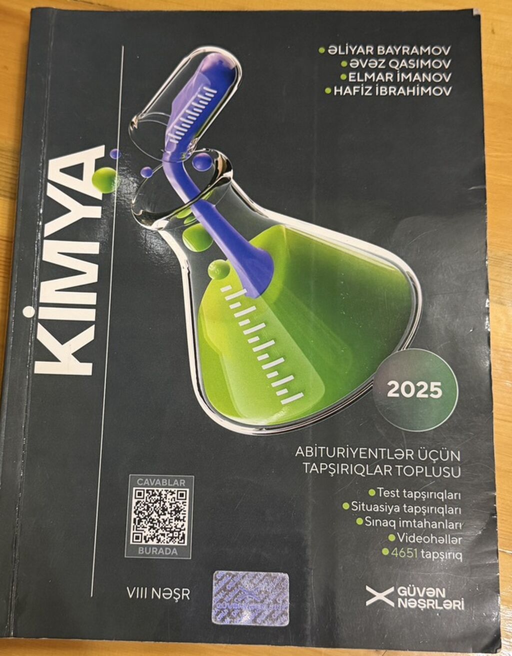 6 azn❗️ Kimya – Abituriyentlər üçün tapşırıqlar toplusu (2025), VIII