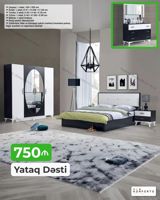 Yataq Dəsti – 750₼ Dəst tərkibi və ölçülər: - Çarpayı: 1 ədəd, 160 × — Furniture