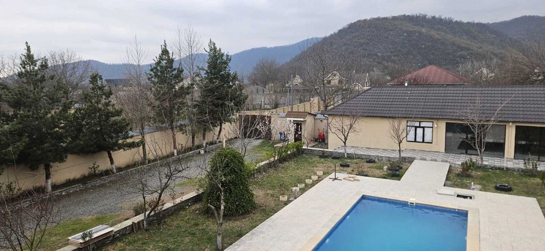 İcarəyə verilir 8 otaqlı həyət evi/bağ evi 260 m² — Ev, villa, Qəbələ (3)