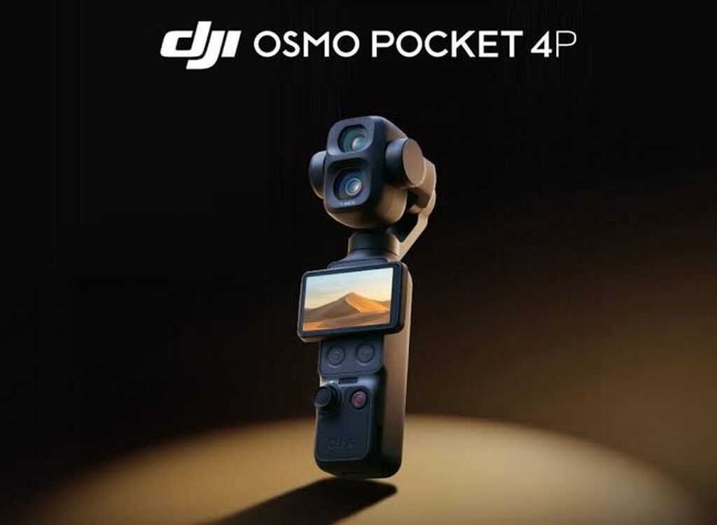 DJI Osmo Pocket 4P – cib ölçüsündə, 3 oxlu stabilizasiya ilə peşəkar