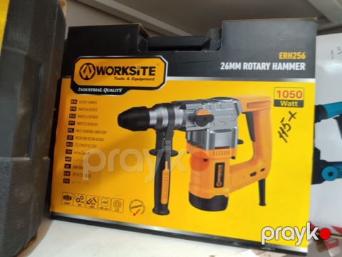 Worksite ERH256 26 mm Rotary Hammer - Güc: 1050 Watt - Sənaye sinfi — Digah