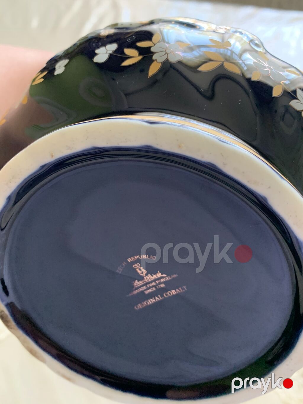 Çexiya istehsalı orijinal kobalt porselen çaydan. - Brend/işarə — Aparatların təmiri və quraşdırılması, Bakı (2)