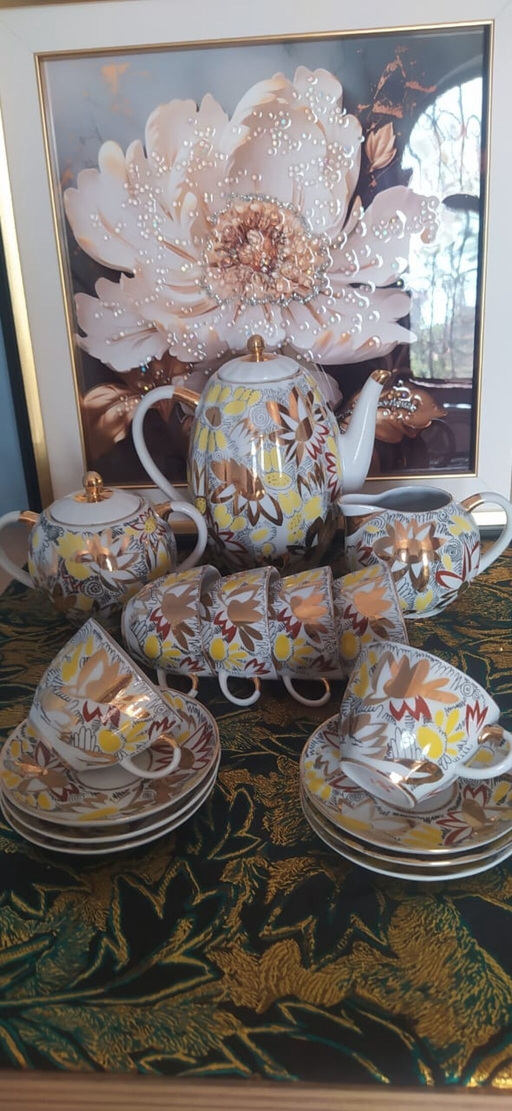 Çay dəsti, rəng - Ağ, Farfor — Mallar, Mehdiabad (2)