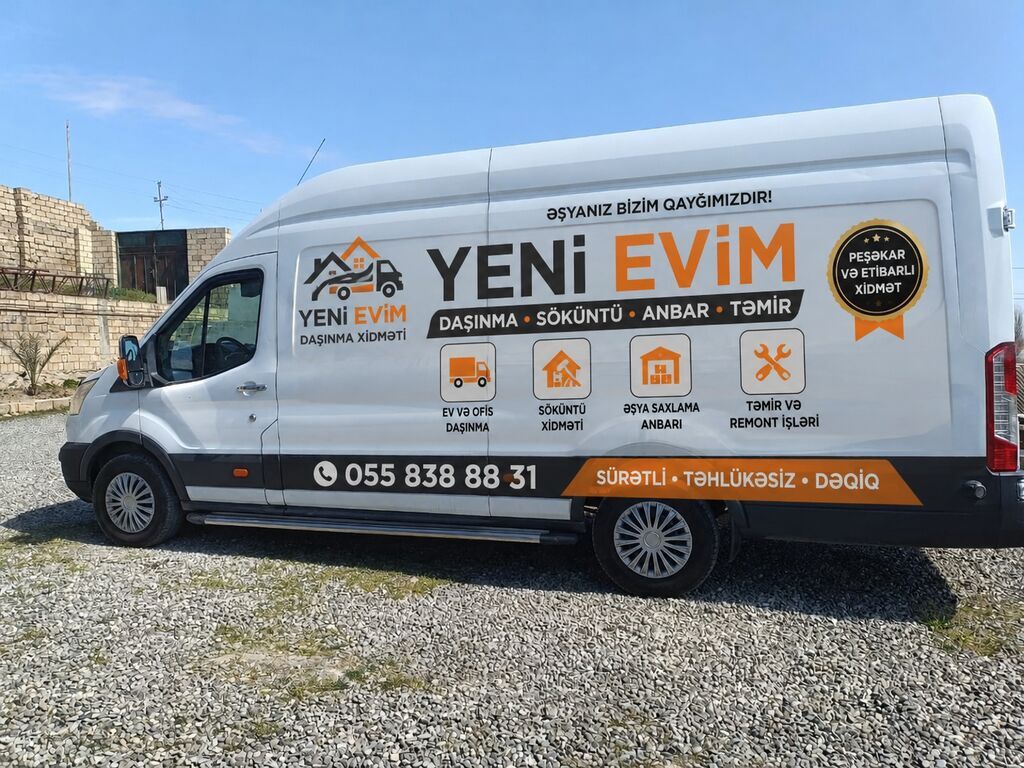 “Yeni Evim” Yükdaşıma və Daşınma Xidməti Xidmətlər: - Ev köçürmə və — Xidmətlər, Bakı (3)