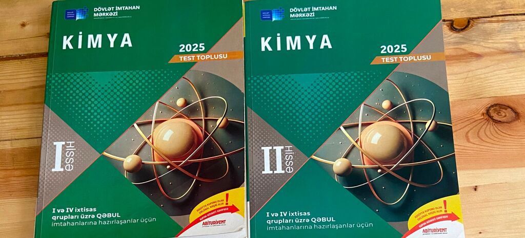 BİR ƏDƏDİ 6 MANAT İKİ ƏDƏDİ 12 MANAT Məhsul: “Kimya 2025 – Test