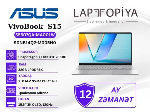 ASUS Vivobook S 15 OLED S5507QA-MA001W