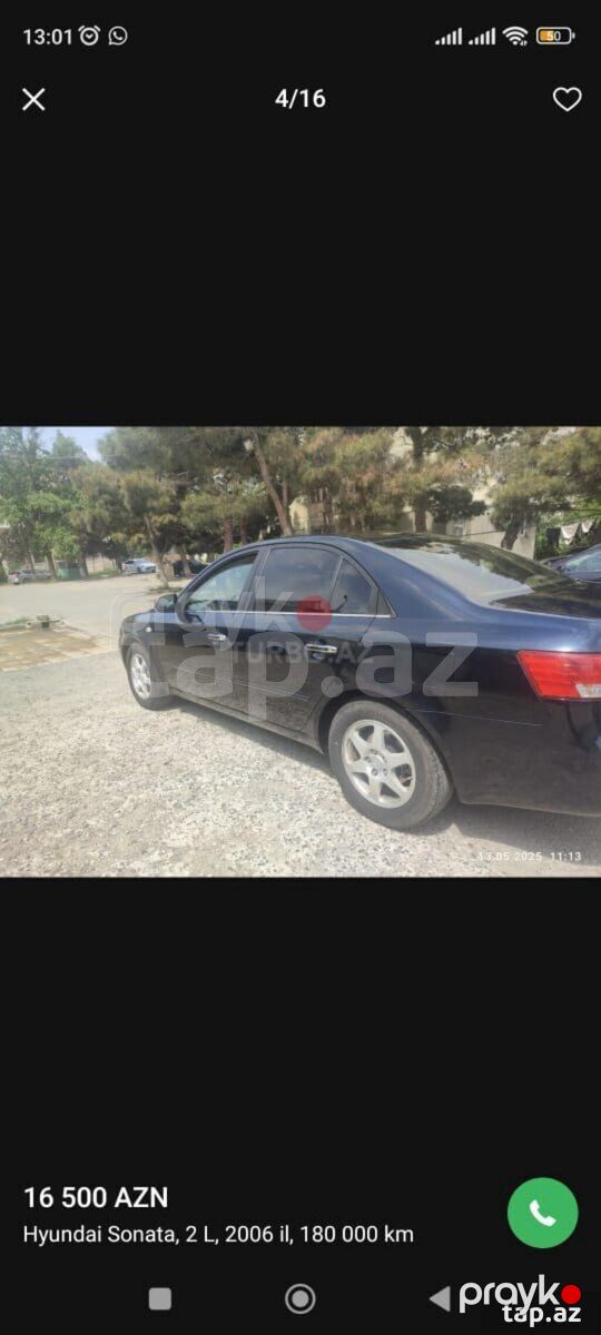 Hyundai Sonata, 2006 il — Avtomobillər, Bakı (12)
