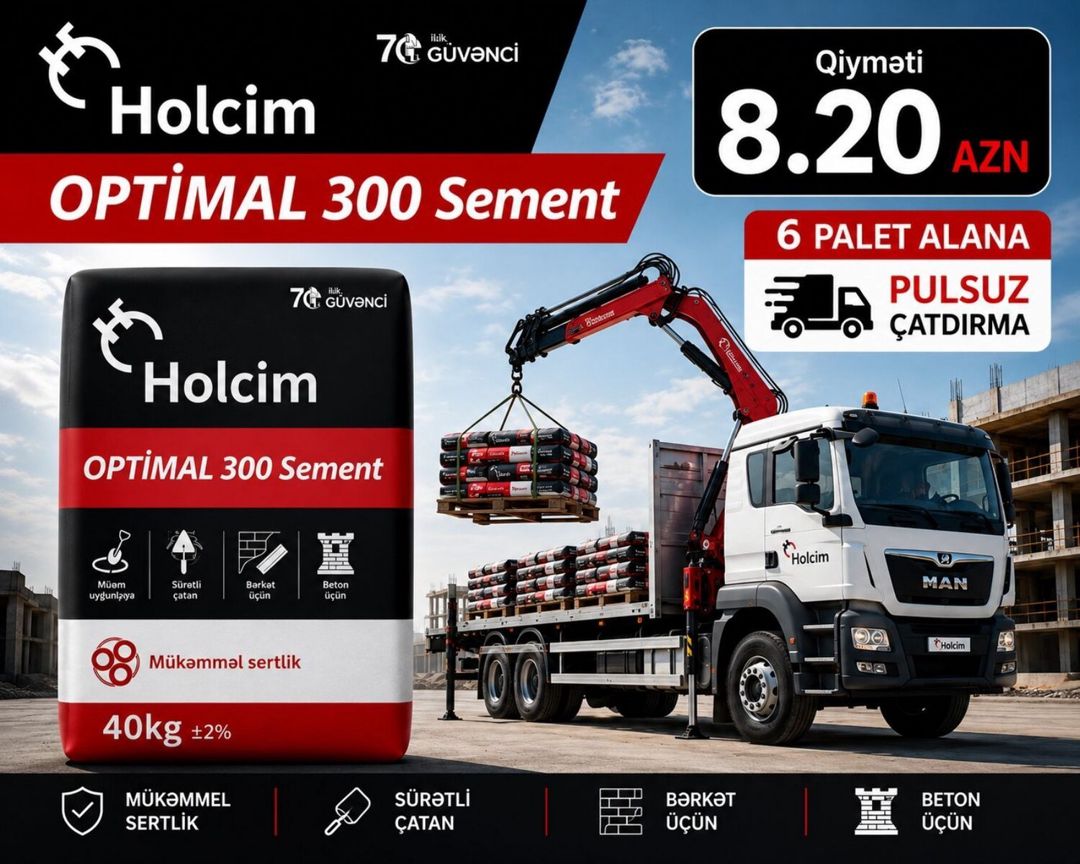 Holcim HOLCİM sement — Təmir və inşaat, Bakı (2)
