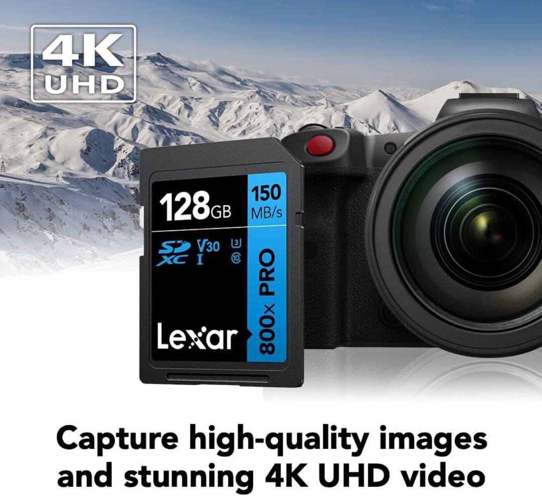 Yaddaş kartı Lexar 128GB 150 mb/s SD — Elektronika, Bakı (4)