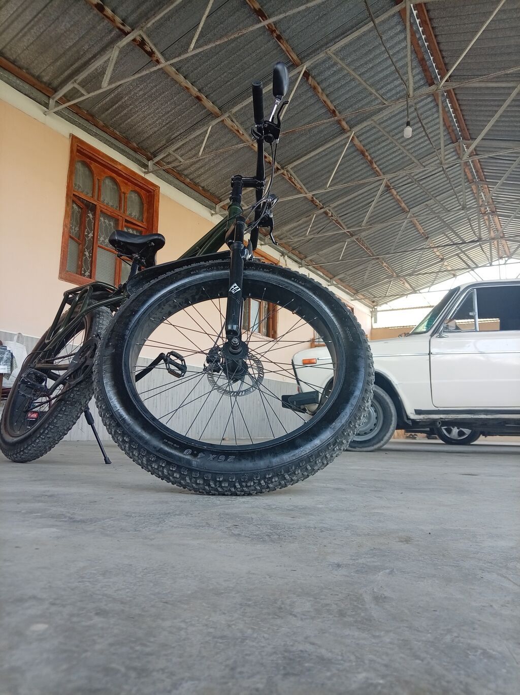 Fat Bike dağ velosipedi - 26x4.0 düym “fat” təkərlər: qum, qar — Velosipedlər, Ucar (6)