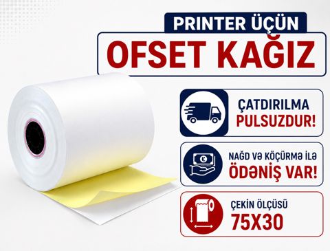 Printer üçün - ofset kağız