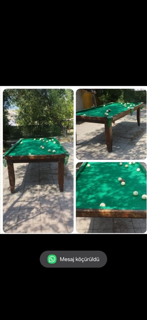 Biliyard stolu satılır