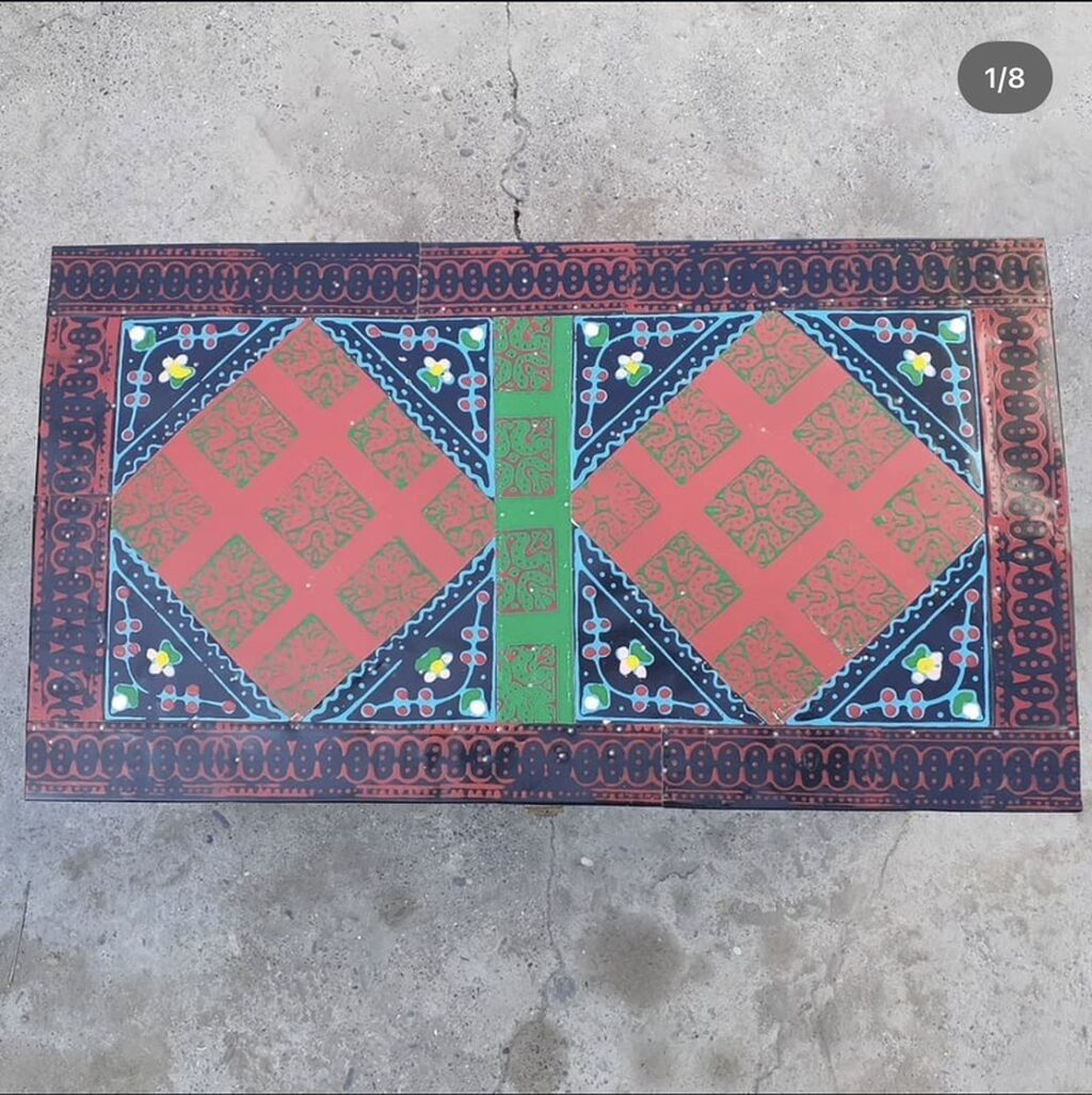 Taxta əl işı – naxışlı sandıq - Material: massiv taxta, əl ilə — Mallar, Xaçmaz (4)