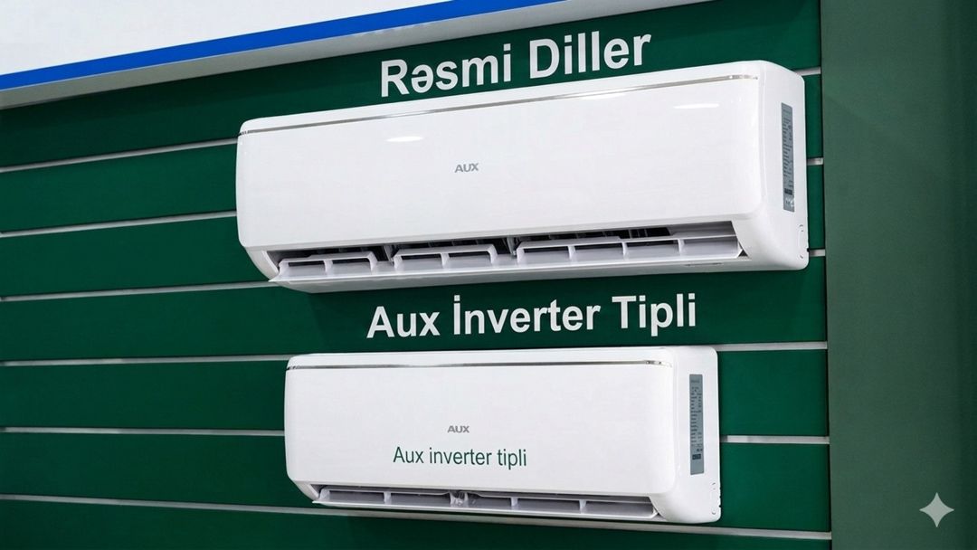 Kondisioner Aux inverter R32 40 kv — Ev texnikası, Bakı (11)