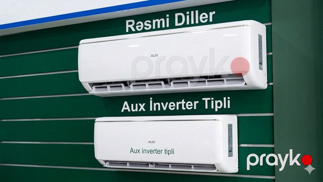 Kondisioner Aux inverter R32 40 kv — Ev texnikası, Bakı (11)