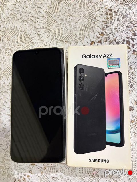 Samsung Galaxy A24 4G, 128 GB, rəng - Qara, Barmaq izi