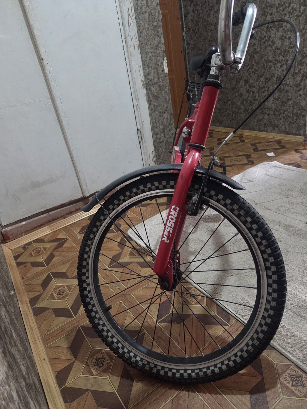 Crosser uşaq velosipedi - Rəng: qırmızı - Çərçivə: polad, klassik — Uşaq velosipedləri, Bakı (4)