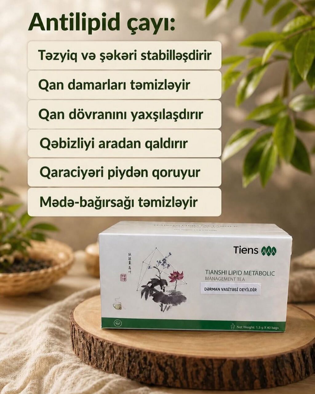 Xolesterolu tənzimləyir: Qanda zərərli lipidlərin səviyyəsini — Mallar, Bakı