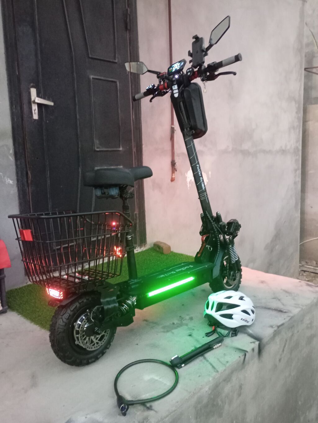 Yeni Skuter FasTer Rs7 Elektrik skuter – şəhər və off-road üçün — Mallar, Bakı (10)