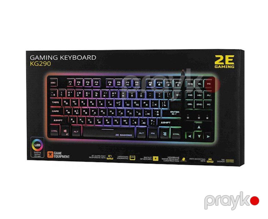 Klaviatura "2E GAMING KEYBOARD KG290 LED BLACK" — Elektronika, Bakı (5)