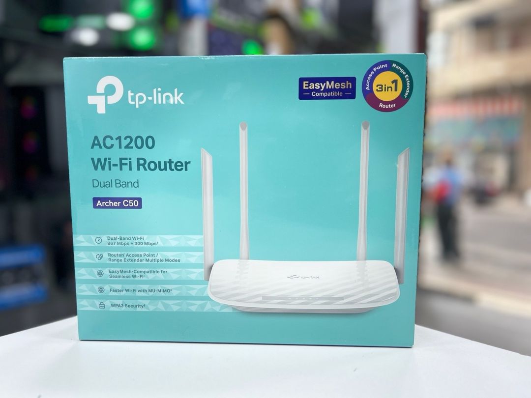 TP-Link AC1200 Wi-Fi Router — Şəbəkə və server avadanlığı, Bakı