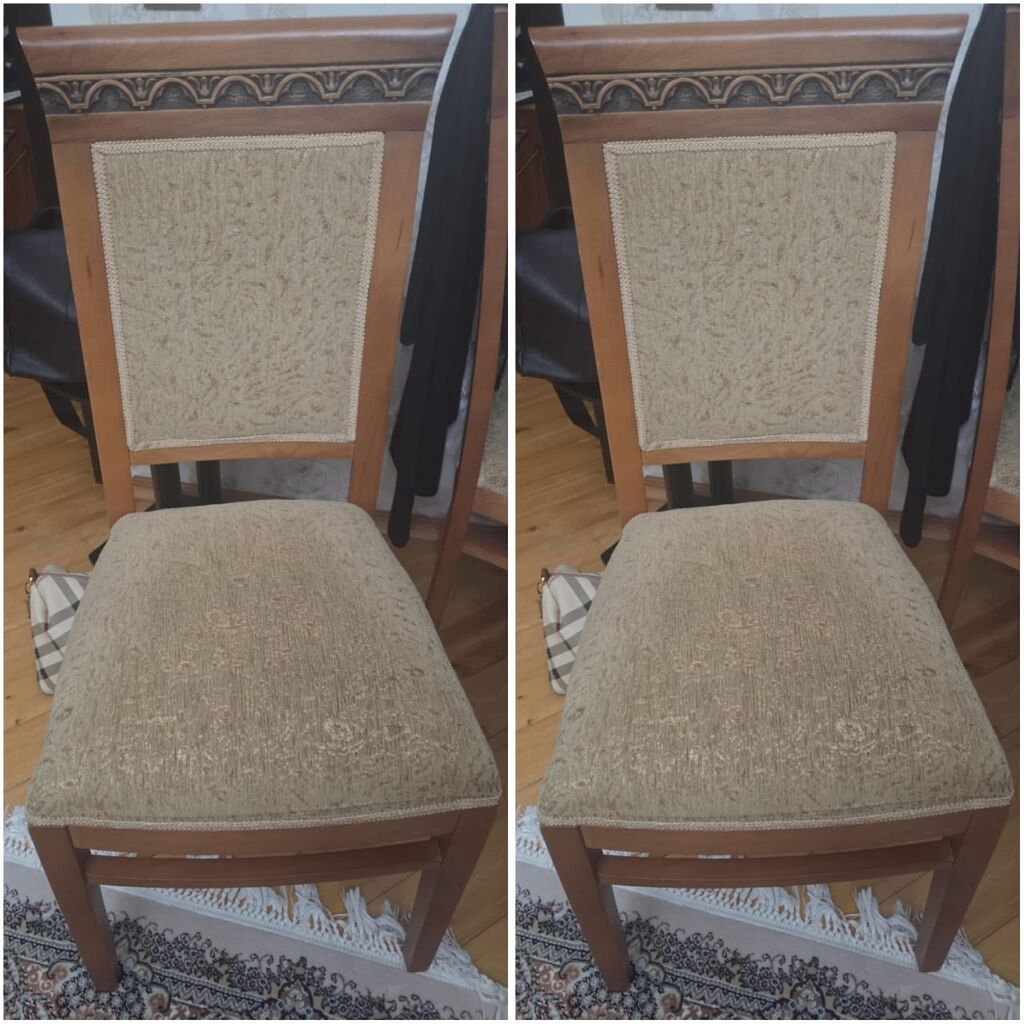 8 eded stul.qiymet 200 man.saglam veziyyetdediler,temiz taxta.unvan — Mebel, Bakı