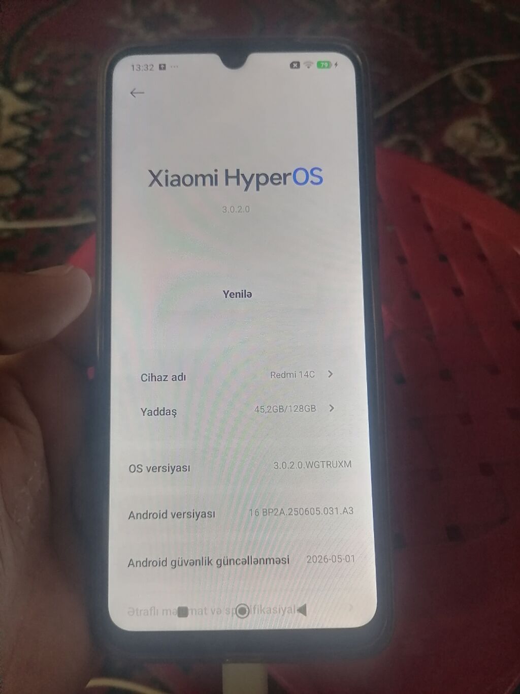 Redmi 14C, 128 GB, rəng - Yaşıl — Elektronika, Qazax
