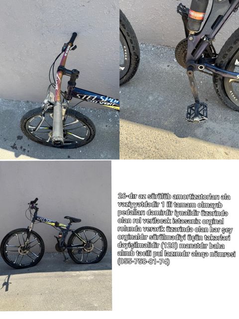 Stel Sport dağ velosipedi 26" - satılır