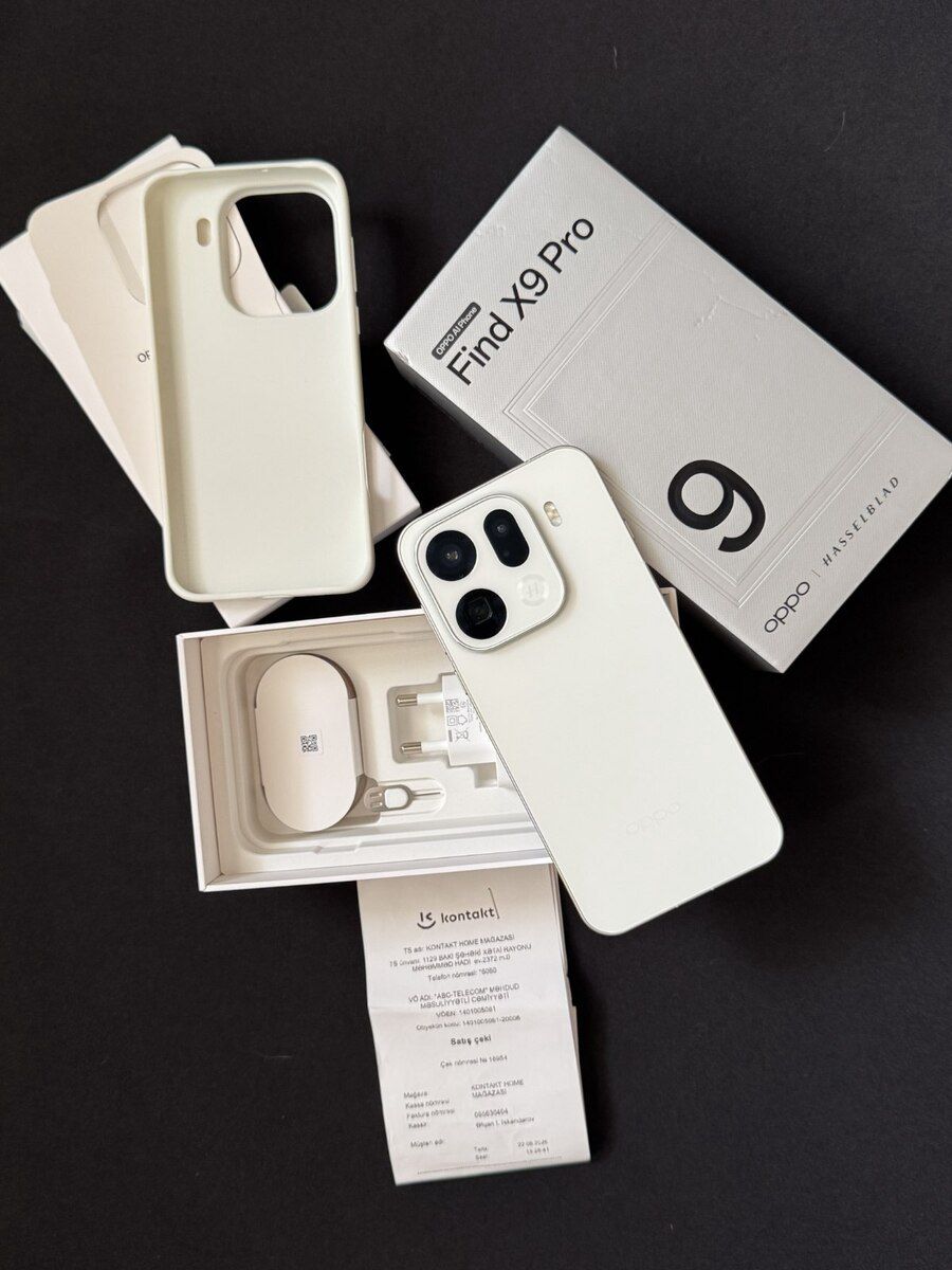 OPPO Find X9 Pro Silk White 512GB/16GB — Smartfonlar, Bakı