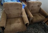 Mebel dəsti: 1 ədəd üçnəfərlik divan + 2 ədəd kreslo - Rəng: açıq — Мебель