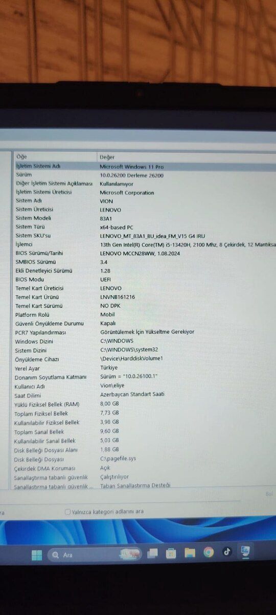 Noutbuk Lenovo — Elektronika, Bakı (4)