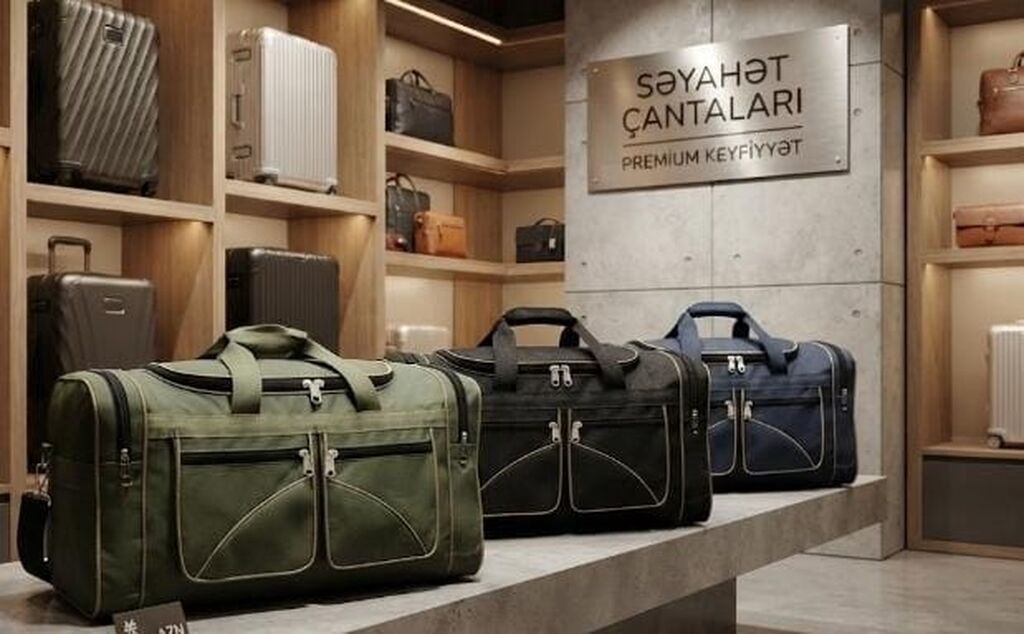 Səyahət üçün genişhəcmli əl çantası yeni çantadır boş bekarlar narabat — Çamadanlar, Bakı (2)