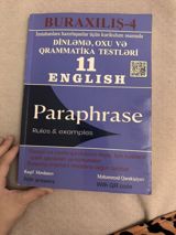 Məhsul: İngilis dili “Buraxılış-4” – Paraphrase: Rules & Examples — Sevinc