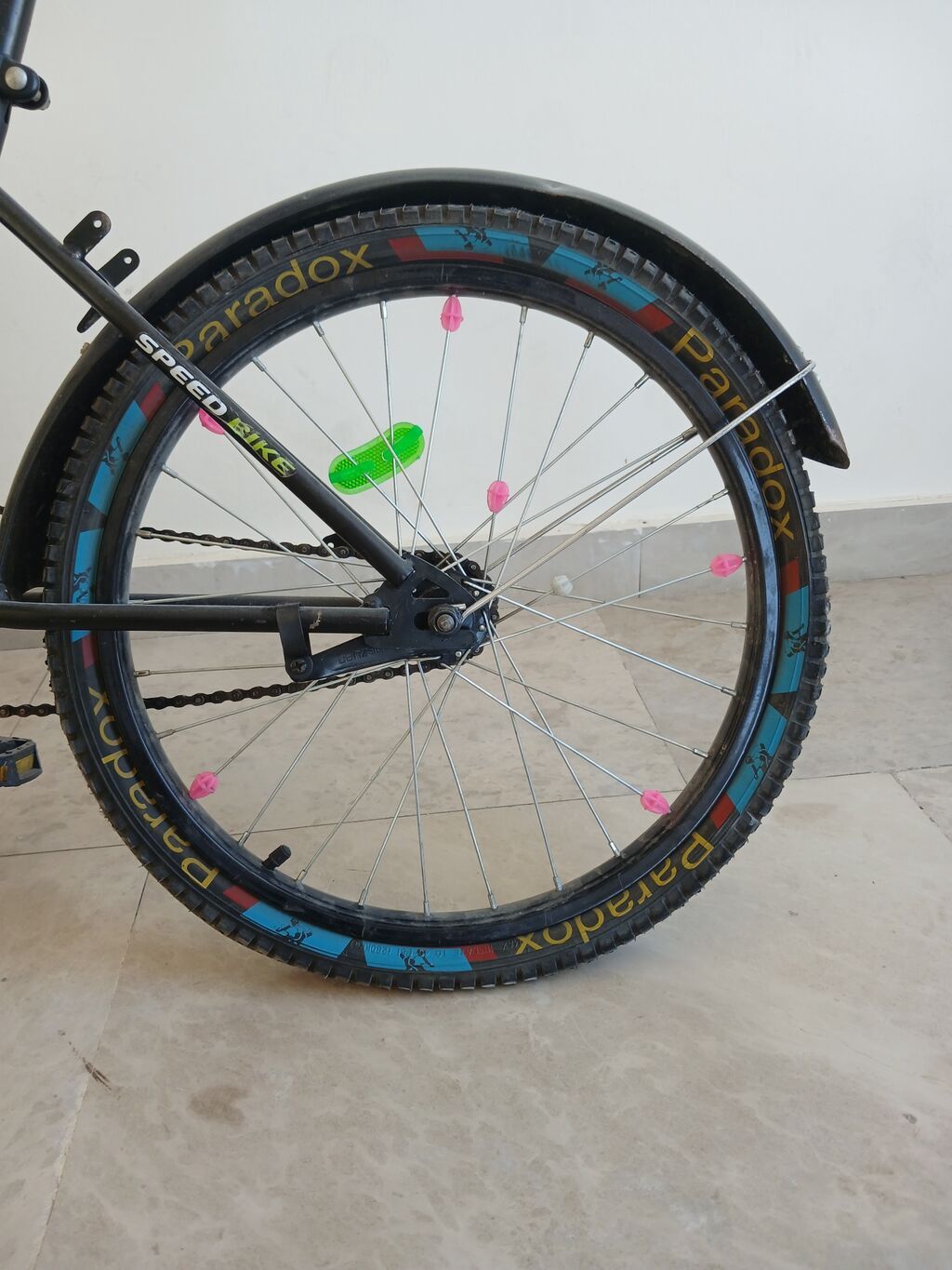 BMX tipli velosiped Məlumat: - Güclü polad çərçivə, qısa bazalı BMX — Velosipedlər, Bakı (8)