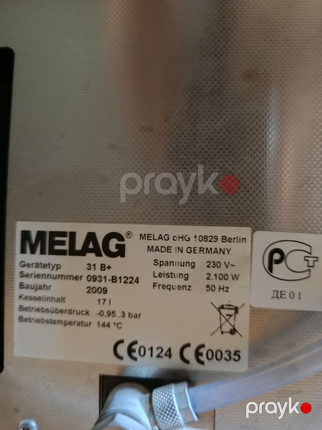 MELAG Vacuklav 31 B+ Tibbi Sterilizasiya Aparatı (Avtoklav) — Tibbi avadanlıqlar, Bakı (3)