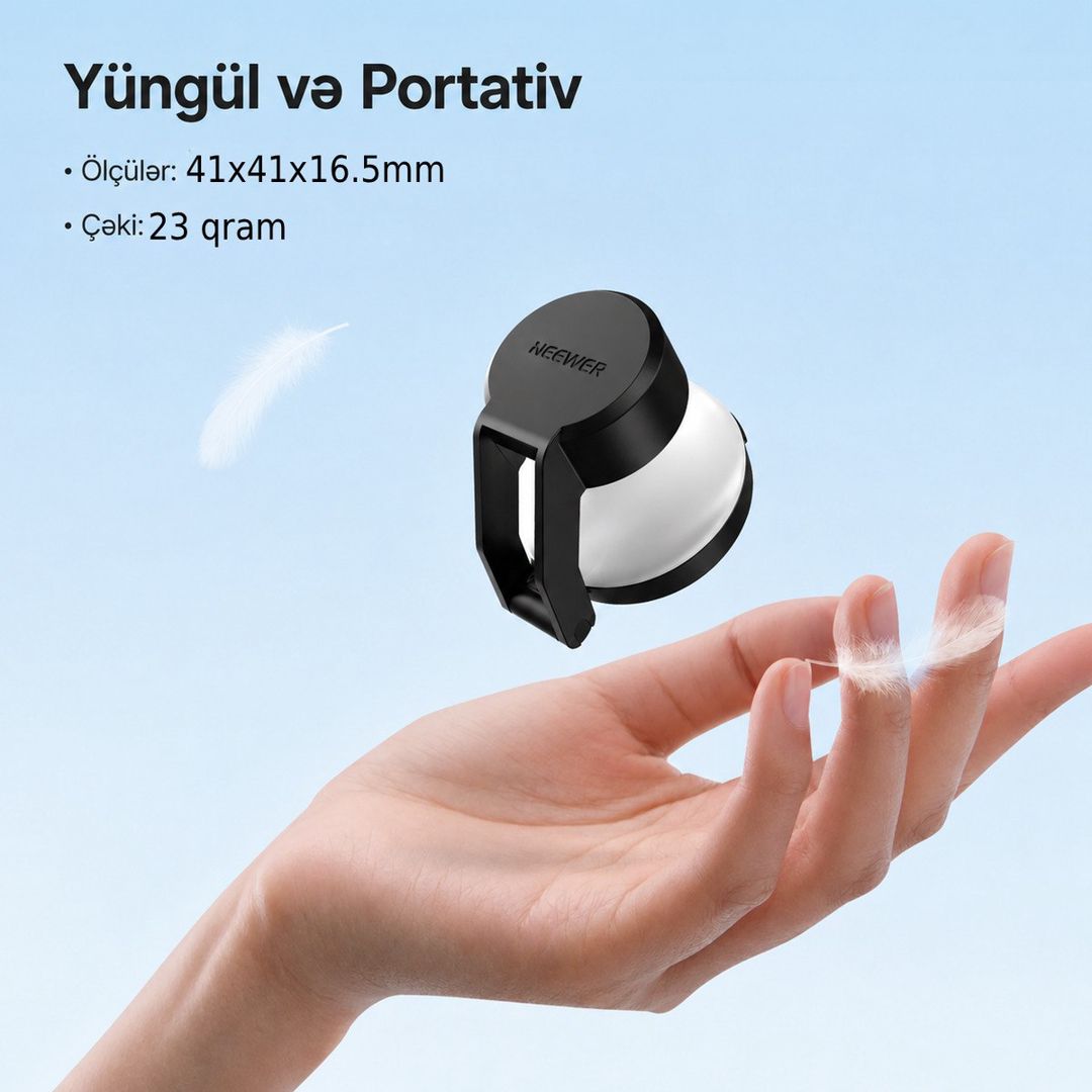Neewer M29 DJI OSMO Pocket 4 işığı — Elektronika, Bakı (8)