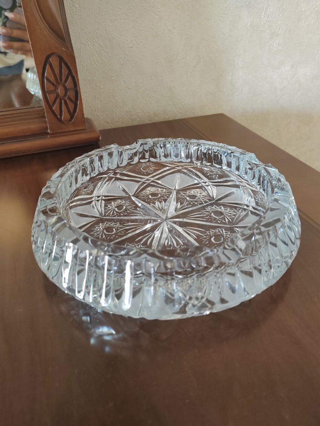 Kəsimli şüşə (kristal üslubunda) boşqab/çerez qabı – 2 ədəd dəst - — Mallar, Bakı (3)