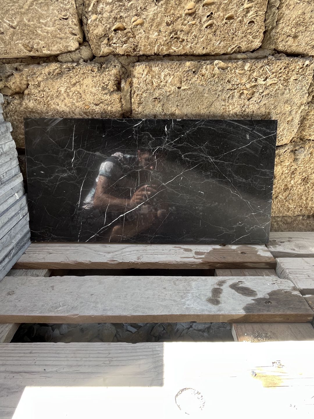 Təbii qara mərmər plitə (60×30 sm, 18 mm) — Plitka və örtü materialları, Bakı (3)
