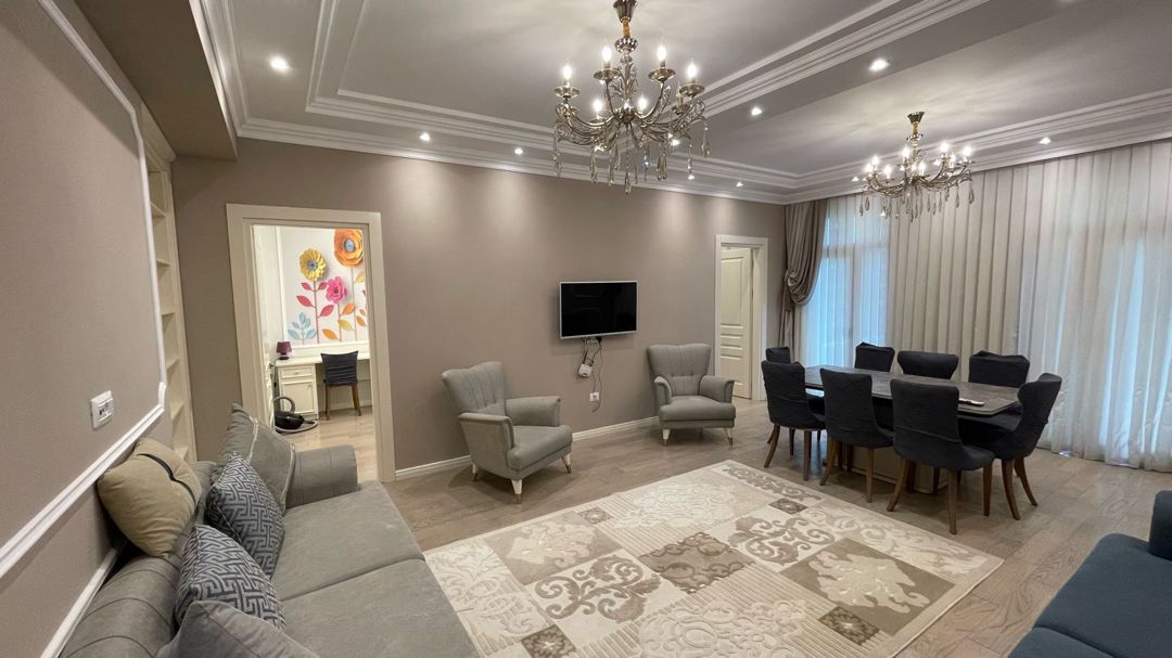 4-otaqlı yeni tikili, Elmlər Akademiyası m., 140 m² — Daşınmaz əmlak, Bakı (2)