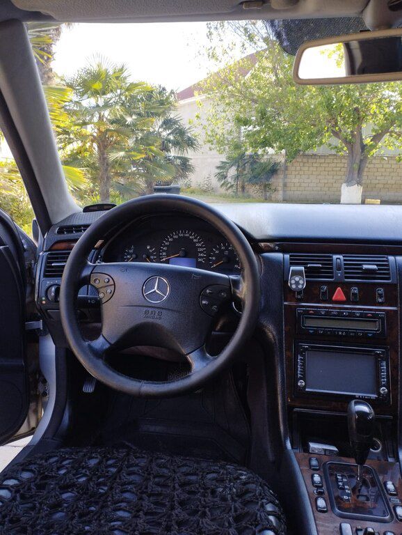 Mercedes E 240, 2.6 L, 2000 il, 380 000 km — Avtomobillər, Ağcabədi (9)