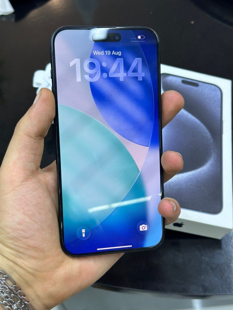 Apple iPhone 15 Pro Max Blue Titanium 256GB/8GB — Mallar, Bakı (9)