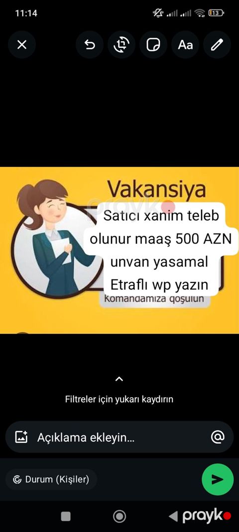 Satış məsləhətçisi tələb olunur, Yalnız qadınlar üçün — Bakı
