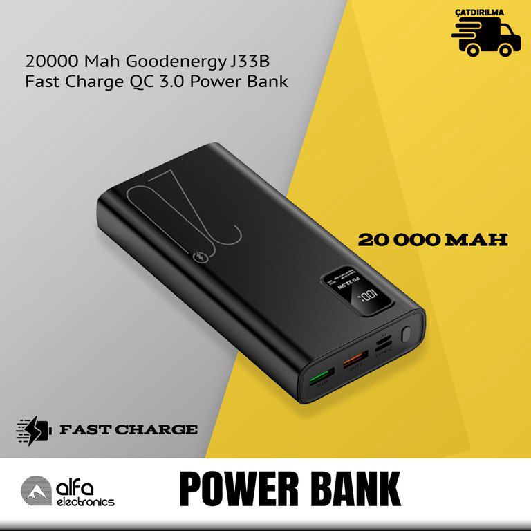 PowerBank J33B 20000 mAh — Mallar, Bakı