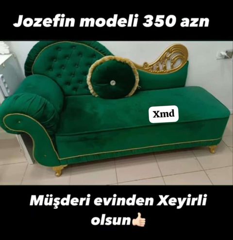 Yaşıl divan, qonaq otağı üçün